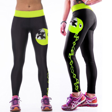 Neue Mode Multi-Color Frauen 3D Print Legging Hohe Taille Gym Yoga Laufen Sporthosen Gute Qualität Niedriger Preis